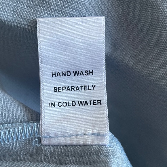 New Naked Wardrobe Women Blue High Mini Skirt Size Medium - Picture 11 of 11